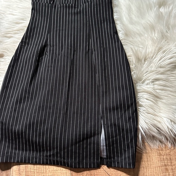 PRINCESS POLLY Pinstripe Mini Dress - Picture 3 of 4